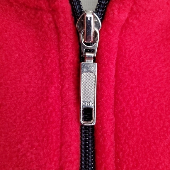 VINTAGE 90's Rivers Edge Red Fleece Sleeveless Vest Size XL - Picture 5 of 8